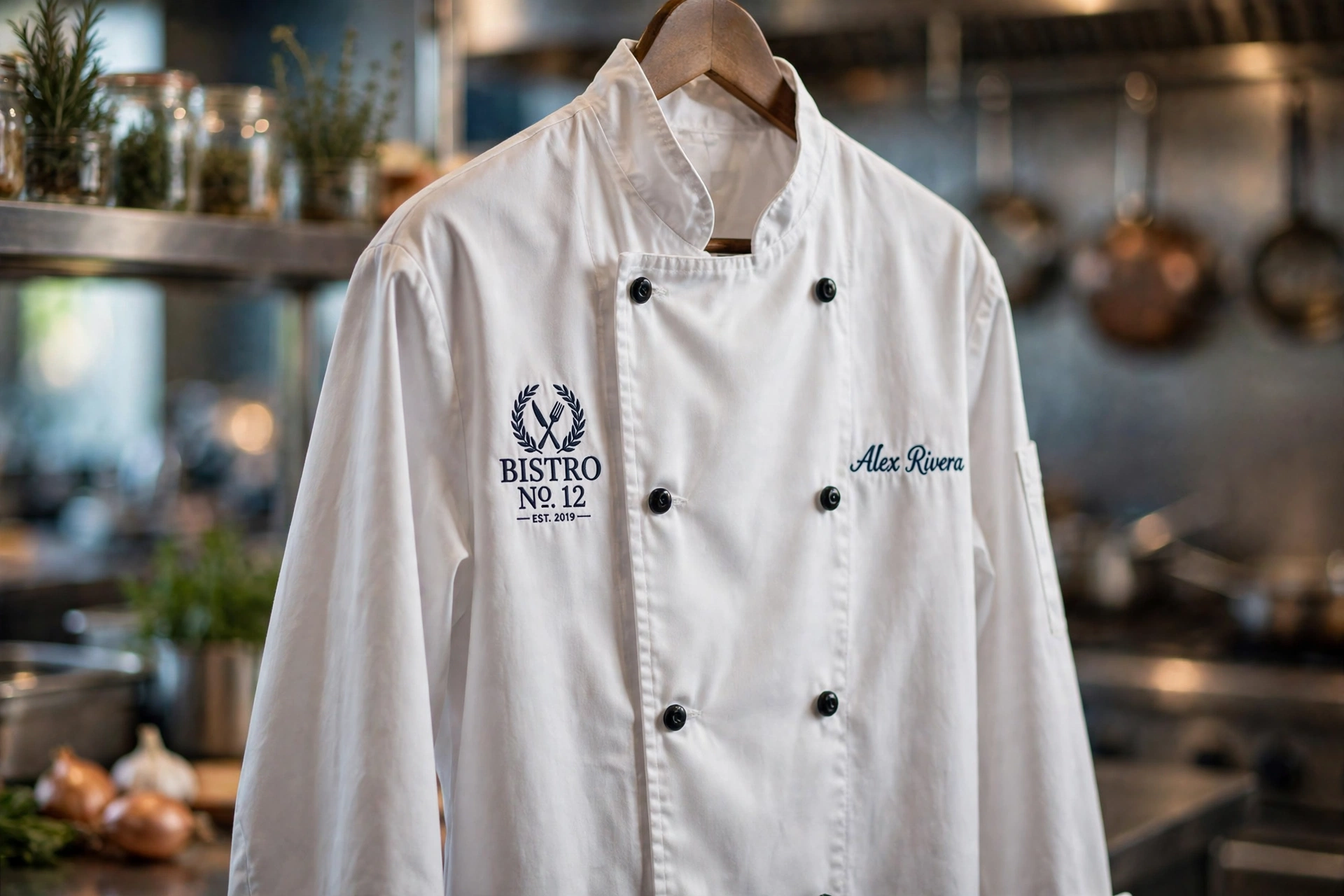 restaurant embroidery - embroidery guide image