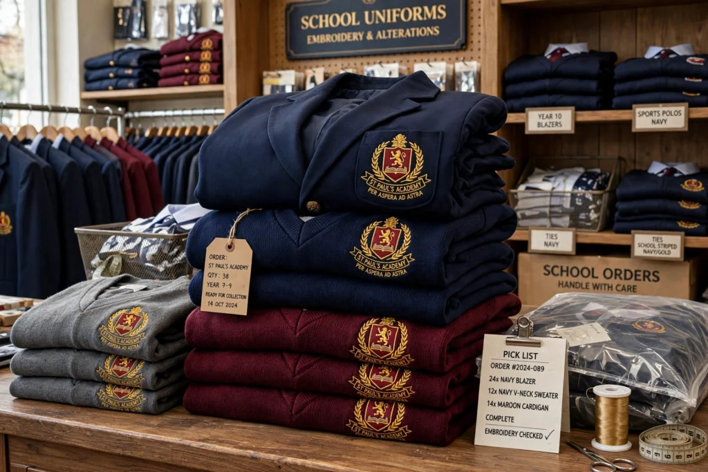 school uniform embroidery - embroidery in action