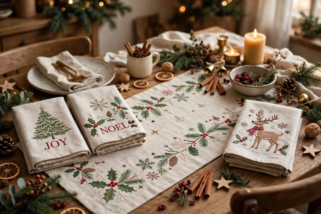 christmas embroidery designs - embroidery in action