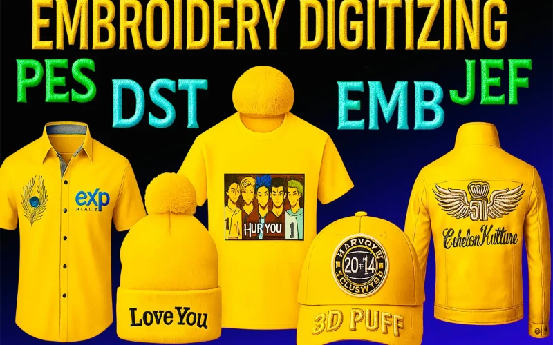proffessional embroidery digitizing services