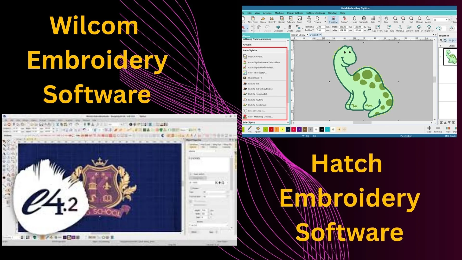 Embroidery Digitizing Software