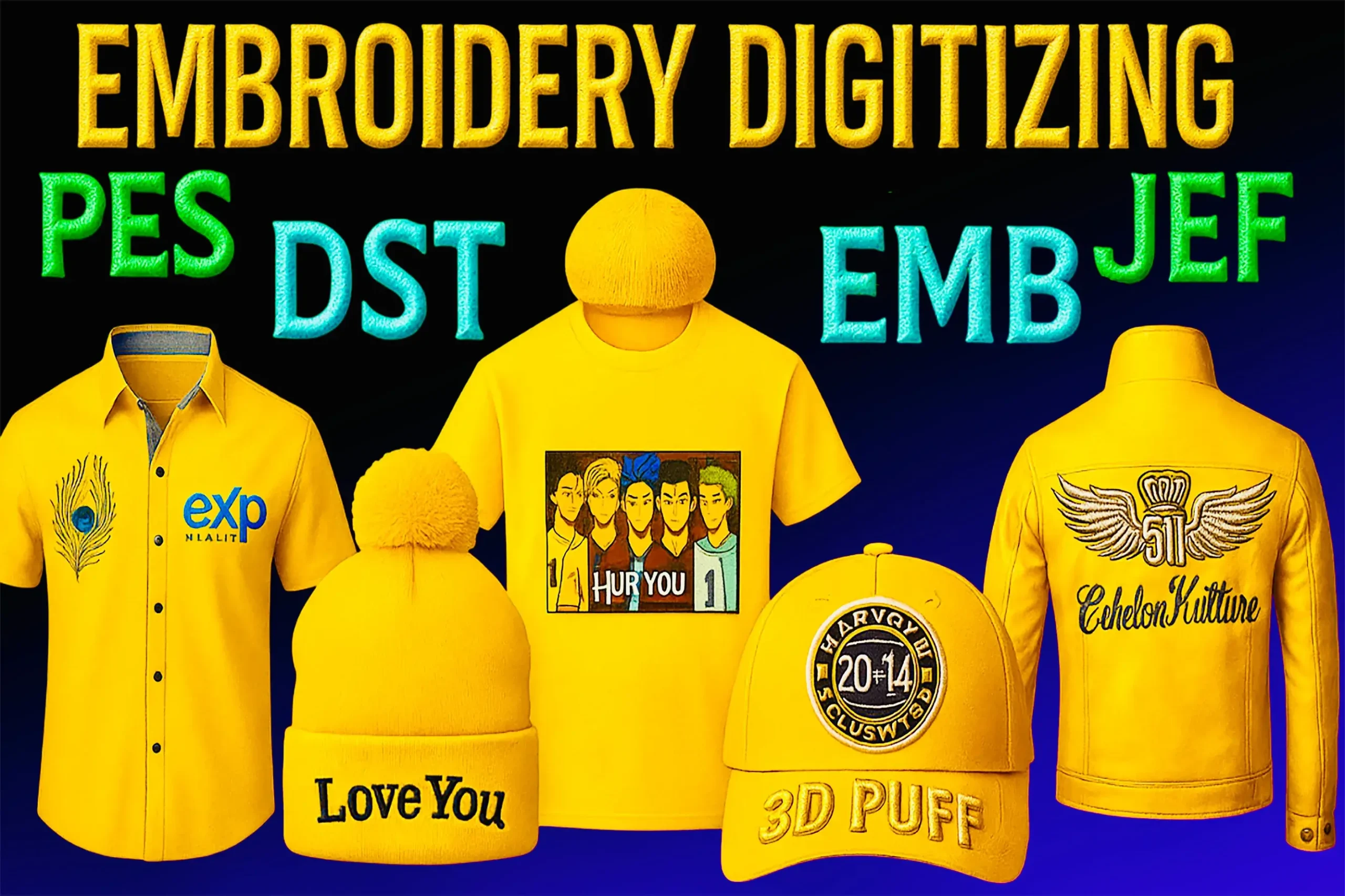 proffessional embroidery digitizing services