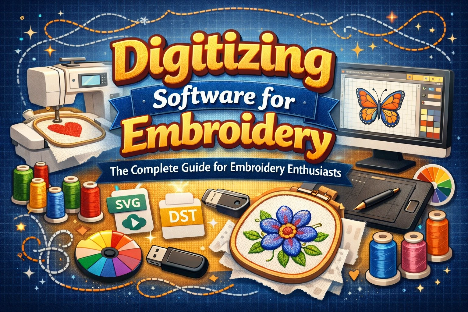 Digitizing Software for Embroidery