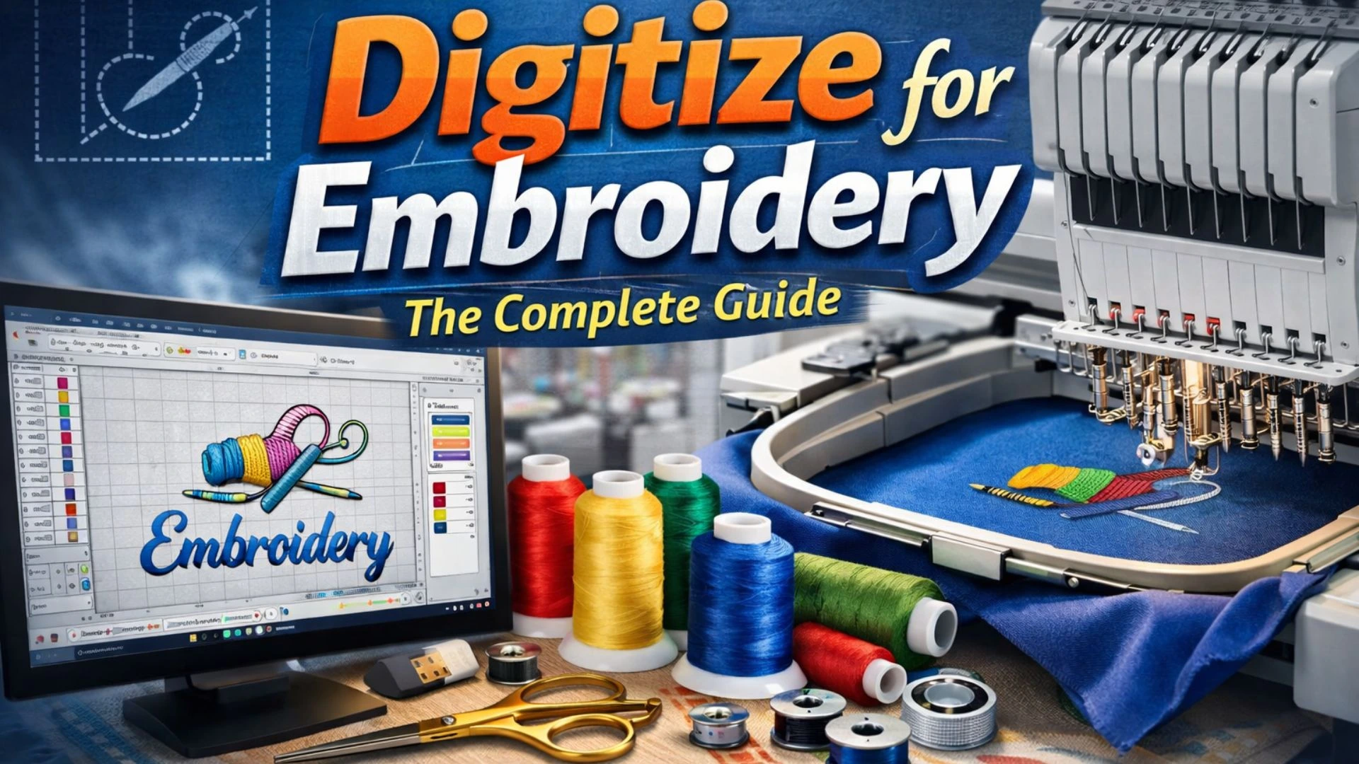 the complete guide digitize for embroidery