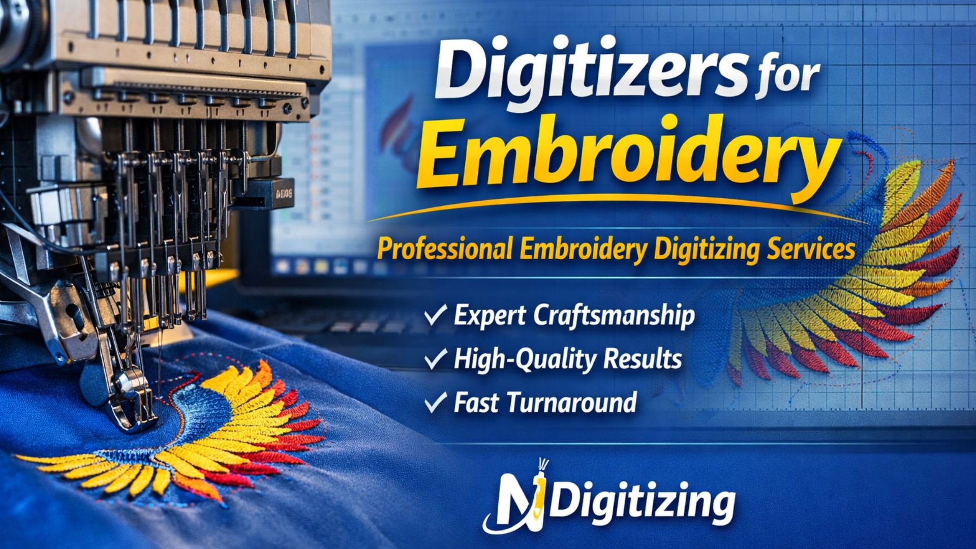 Digitizers for Embroidery